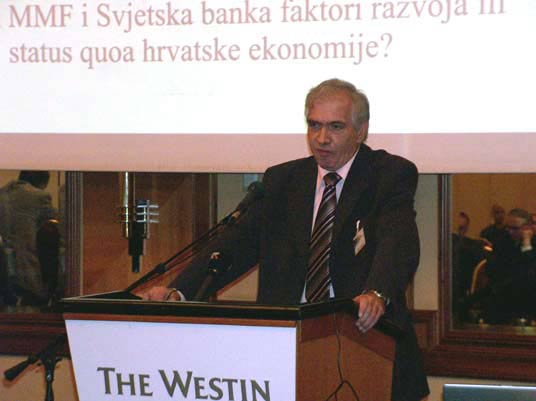 Željko Rohatinski, the Governor of the Croatian National Bank: I would say that, on the ground of work experience and on the basis of certain facts, the role and the influence of the IMF is important, but it is not determining. The IMF only provides a model but we make decisions ourselves.